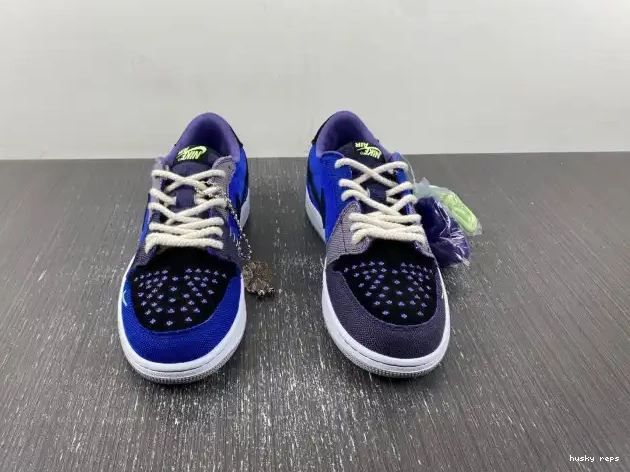 Rep Husky DZ7292-420 Retro Jordan Williamson 1 Low Zion Voodoo OG 0613